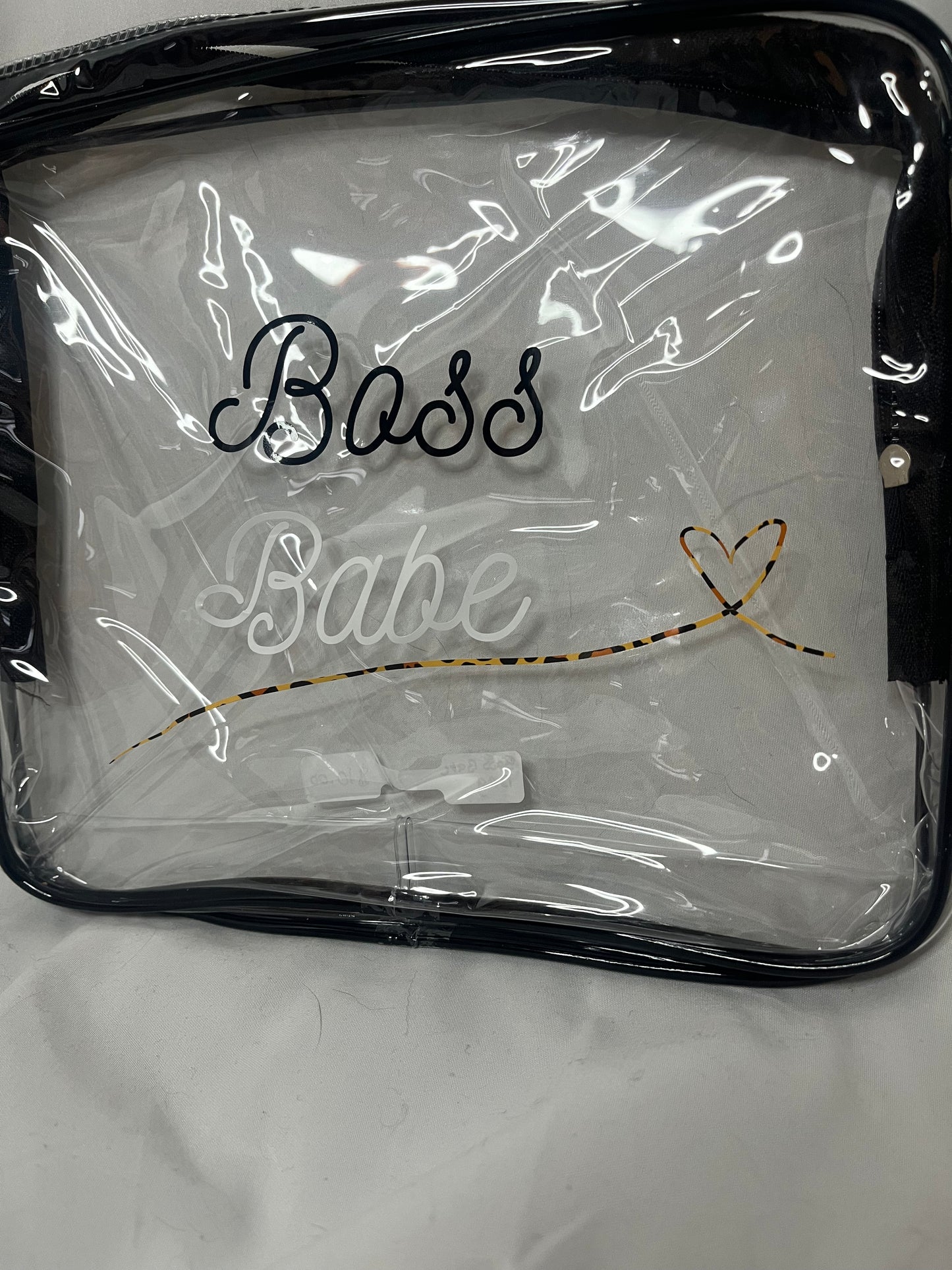 Boss Babe Clear Cosmetic Bag