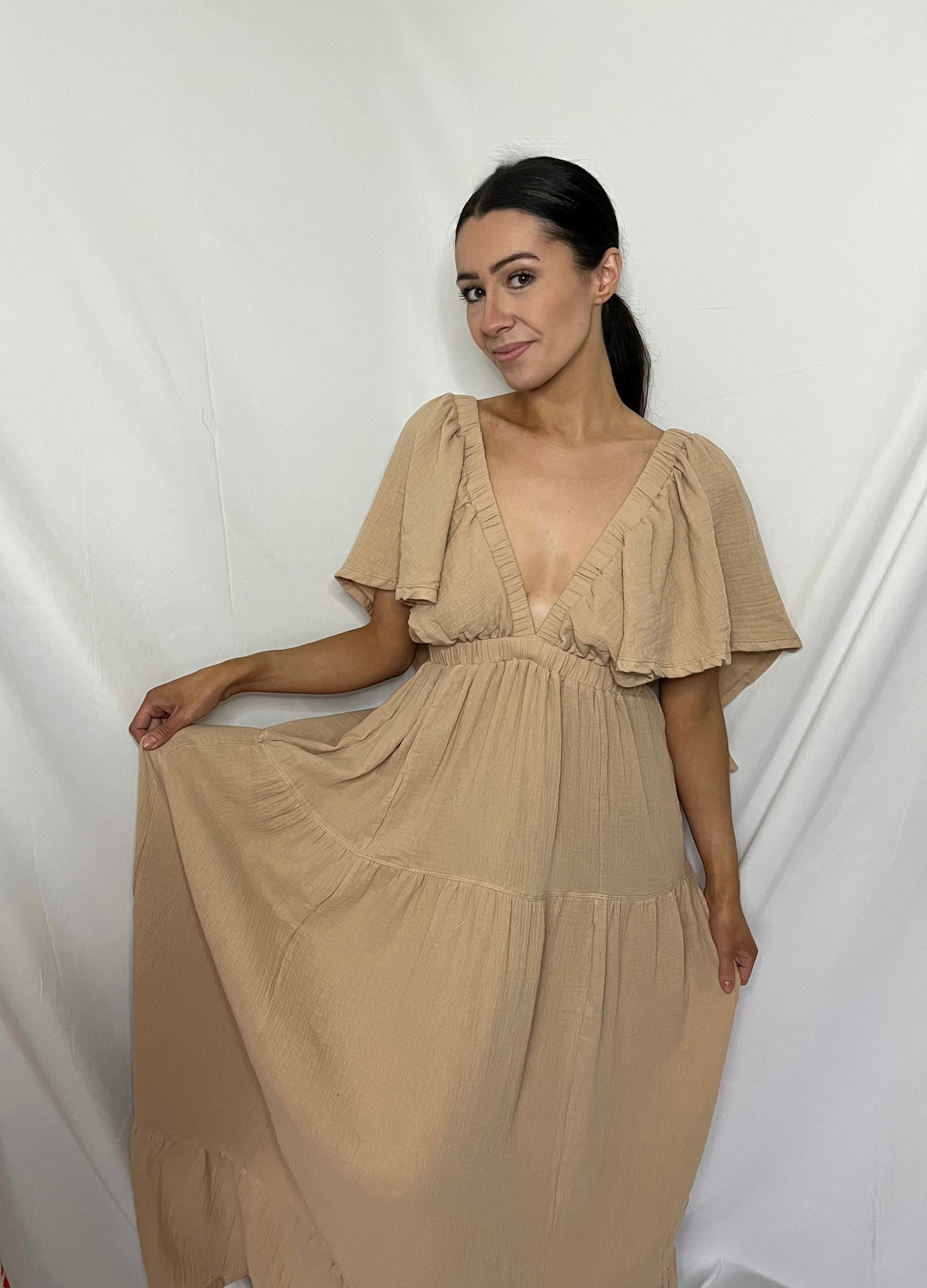 Greek Goddess Maxi Dress