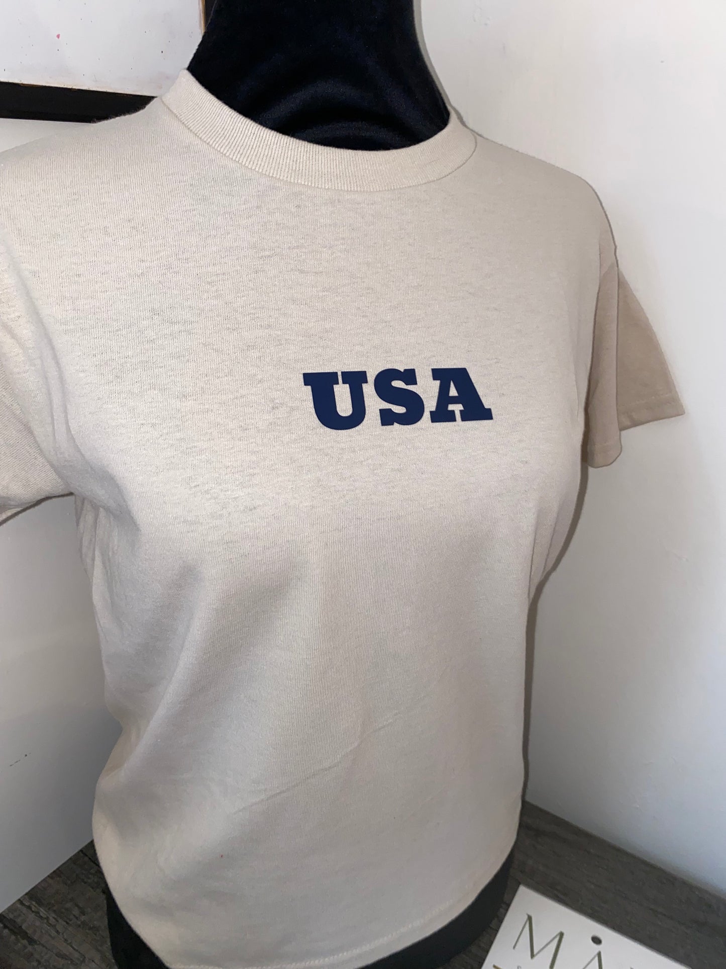 Tan USA Kids Shirt