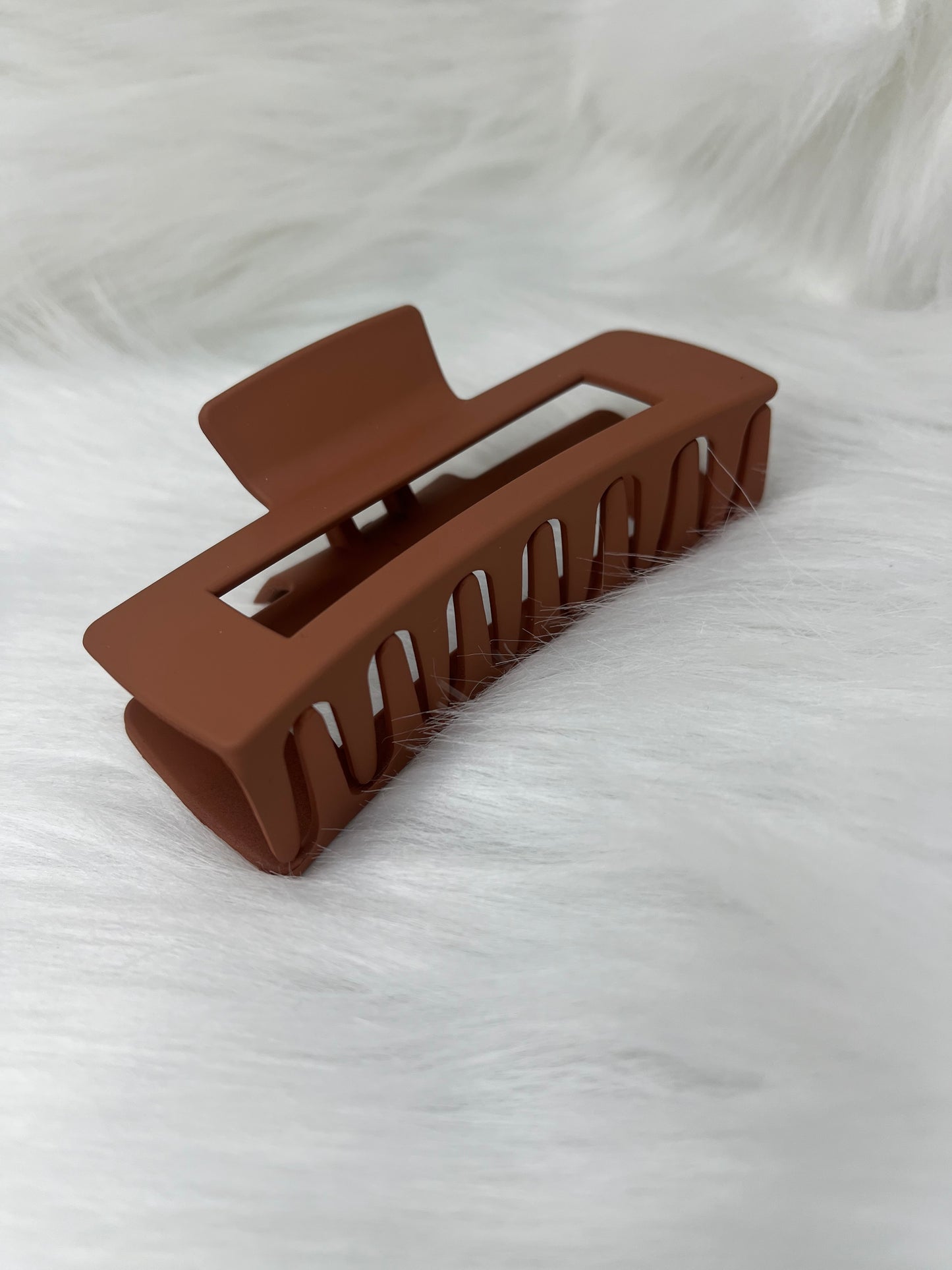 Tan Claw Hair Clip