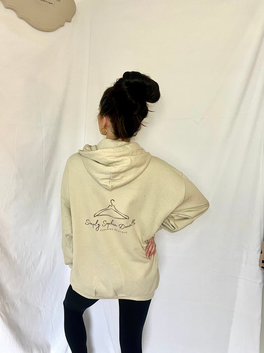 Beige Simply Sophia Danielle Hoodie