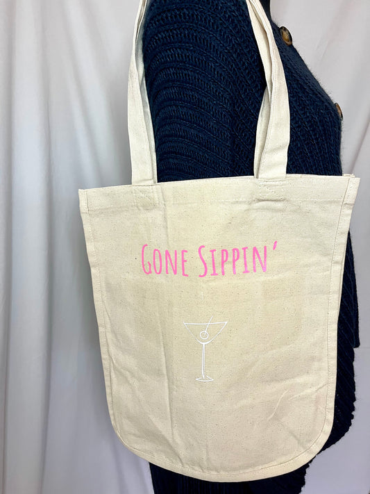 Gone Sippin' Tote Bag